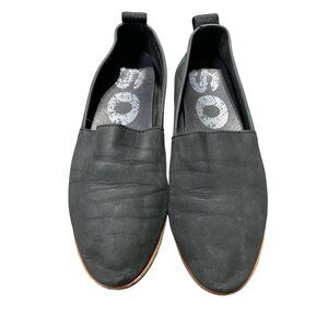Sorel Womens Casual Black Slip-On Loafers size 9